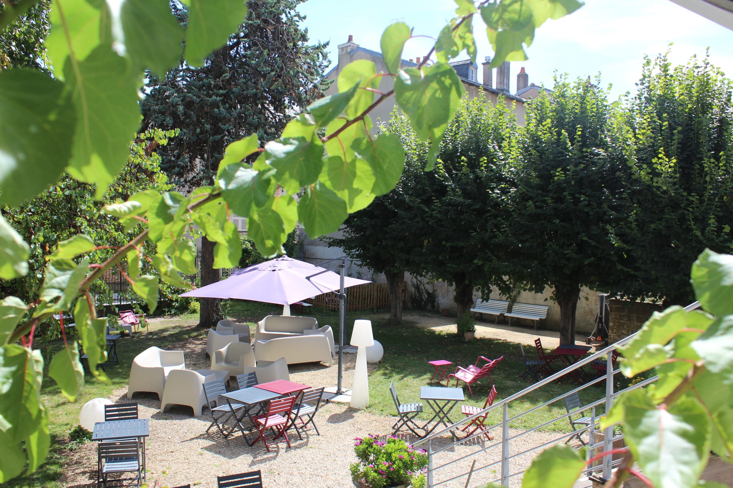 terrasse jardin hotel centre ville poitiers