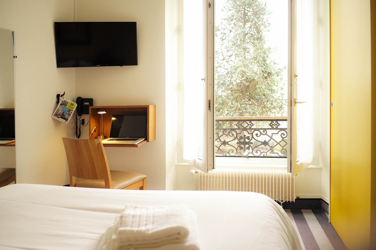Chambre individuelle dans hôtel indépendant en centre ville de Poitiers